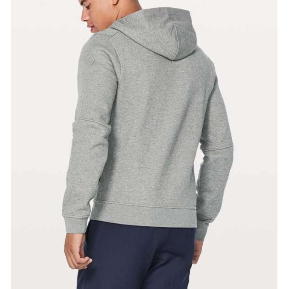 Lululemon Ritual Jacket Heathered Core Medium Grey Men's L Athleisure Athletic - Picture 3 of 10